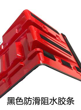 防洪防汛易装52cm高直红色款水板地铁出挡入口临时可拆卸洪防闸挡