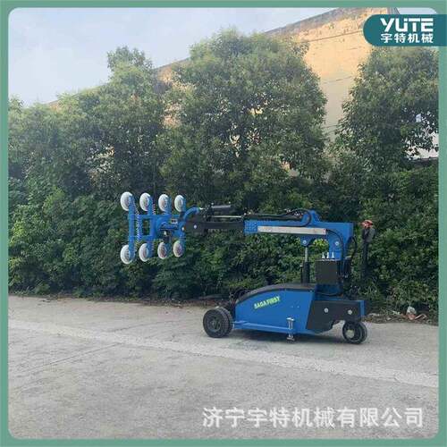20k璃g小型玻吸盘车0仓库多功升能降搬运车992电动安装搬运玻璃车
