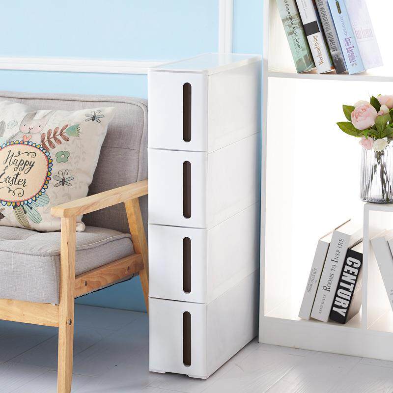 多功能塑料组合柜滑轮收物纳架缝夹置架落GCY屉地式抽柜角架层架