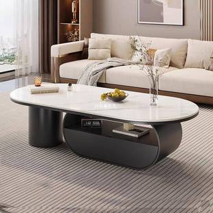 轻奢岩板沙发极茶几家客厅用202合5年新款 感简WVT电视柜组小户型