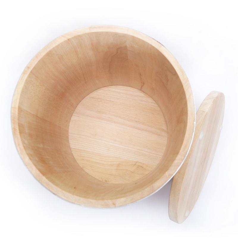 212封木米桶家用米210斤装桶小号5kg储米箱密米桶防潮防虫米盒面