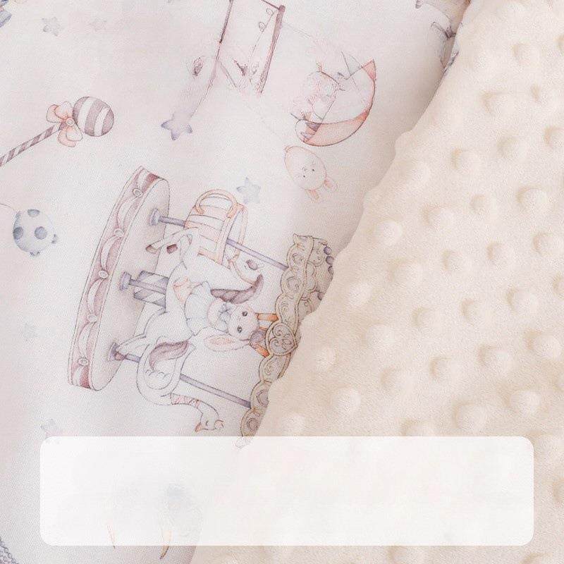 儿豆毯宝宝盖毯新生子儿豆豆绒被幼儿豆园午JOX睡毯秋冬加厚婴小