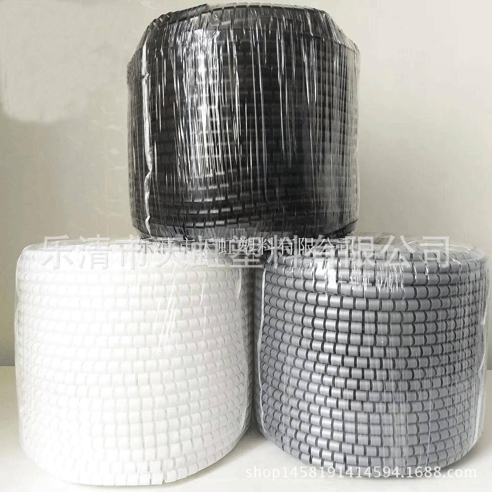 8mm2新型口式开缠绕管绝缘防咬护线管电脑电线WPU收纳线管50理米/