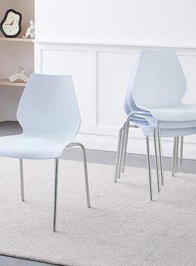 会圆桌椅接待洽一桌四椅组合办公室展小桌白色塑料靠ZRF背葫芦椅