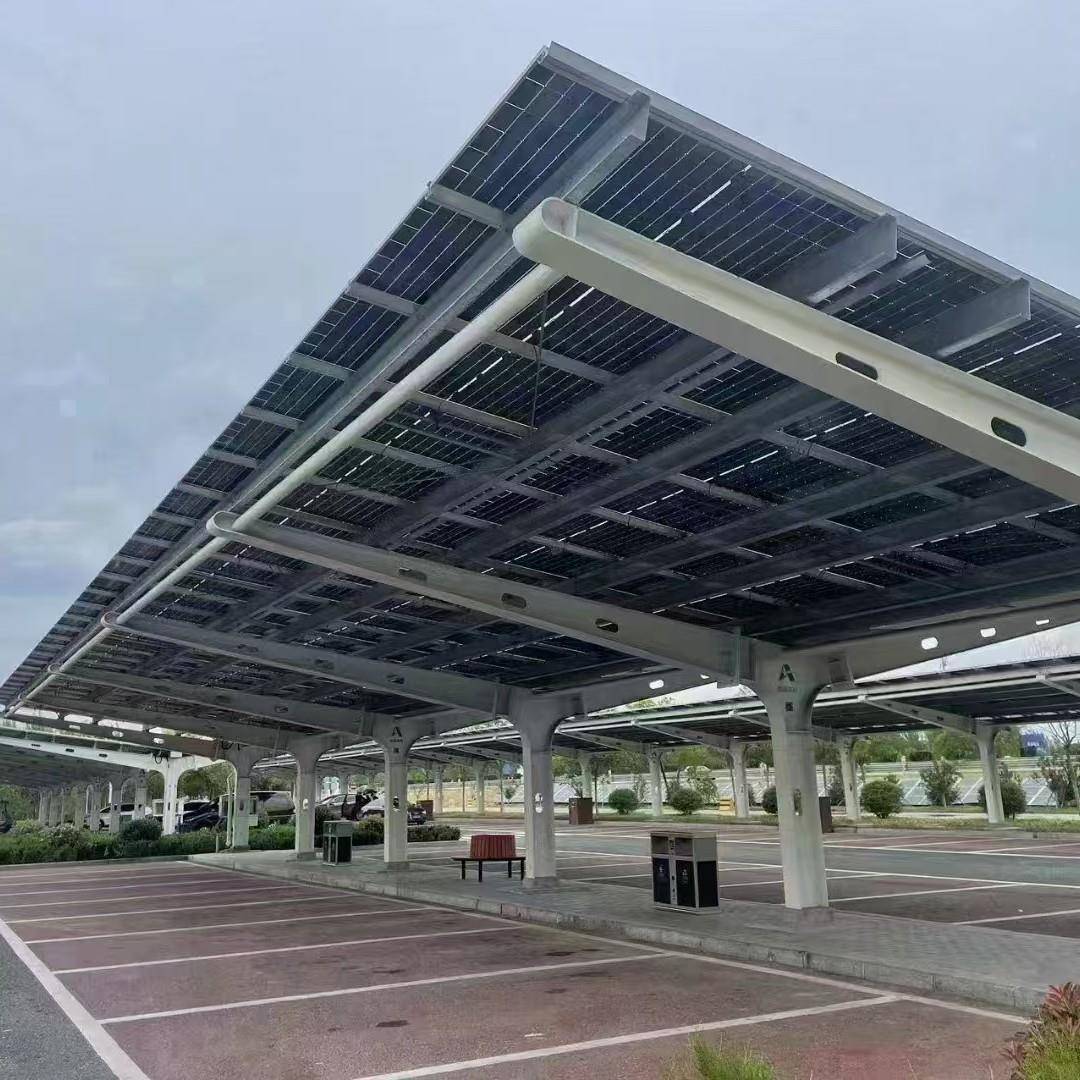 户外充电桩遮阳结构雨棚室外大停车场膜钢架汽车棚钢膜结构型IFE