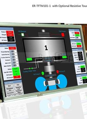 180.1寸TFTLD彩色液晶显示屏配RA87控6制ER-TFTM1C板/并串口/可配