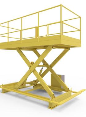 降举升大吨位2吨3吨固定剪升叉式升台货梯载重1机0UWD吨剪叉式降