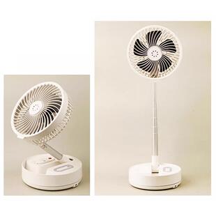 露营折叠收纳伸缩风扇充电静音台扇落地扇摇头遥控续航户外便携