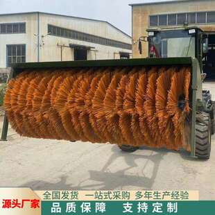 内蒙古供装 扫雪车 载机除雪拋雪车速公路积雪扫雪车滚刷式