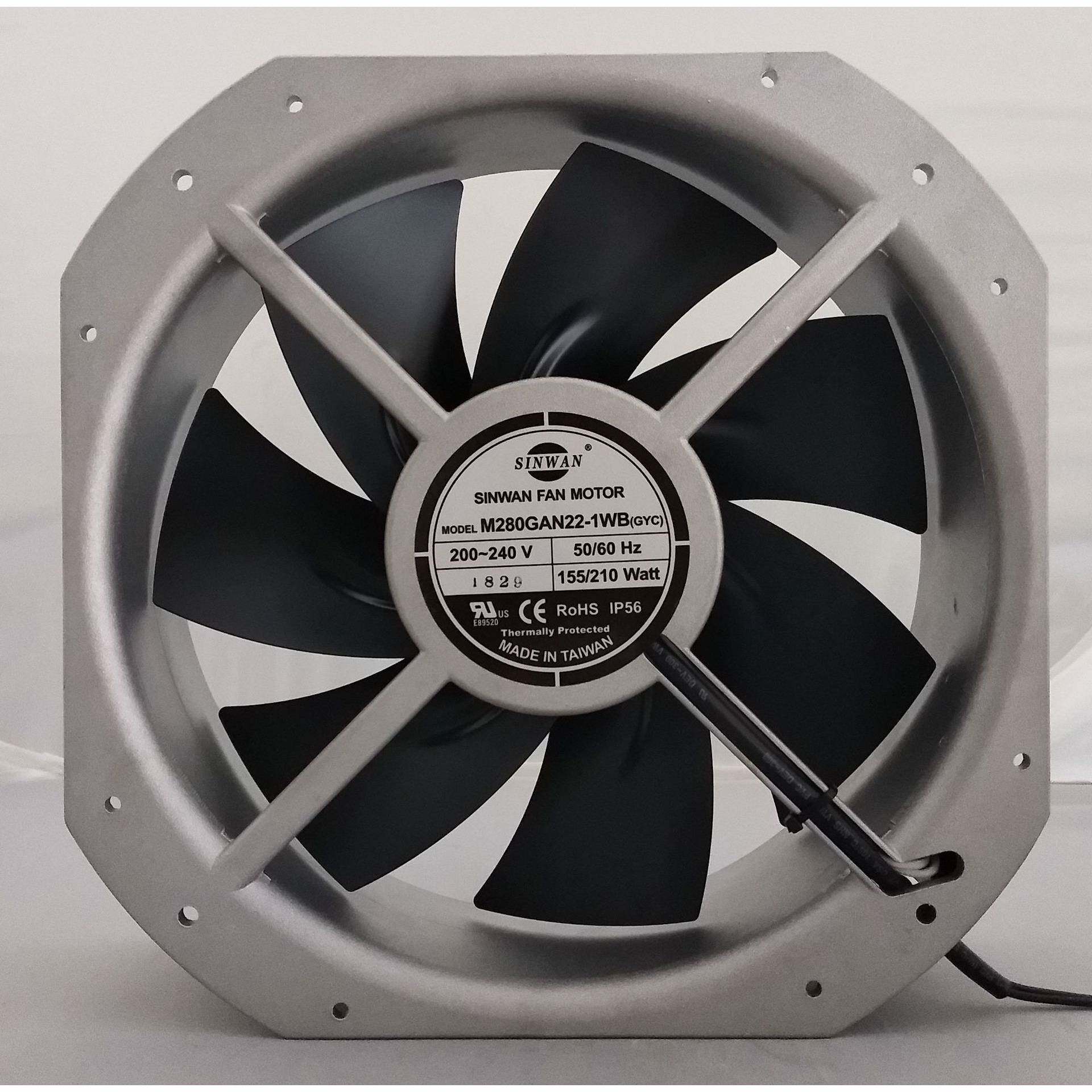 信湾M280GAN22-1WB(GYC)大风量轴流金属散热制冷高品质风扇