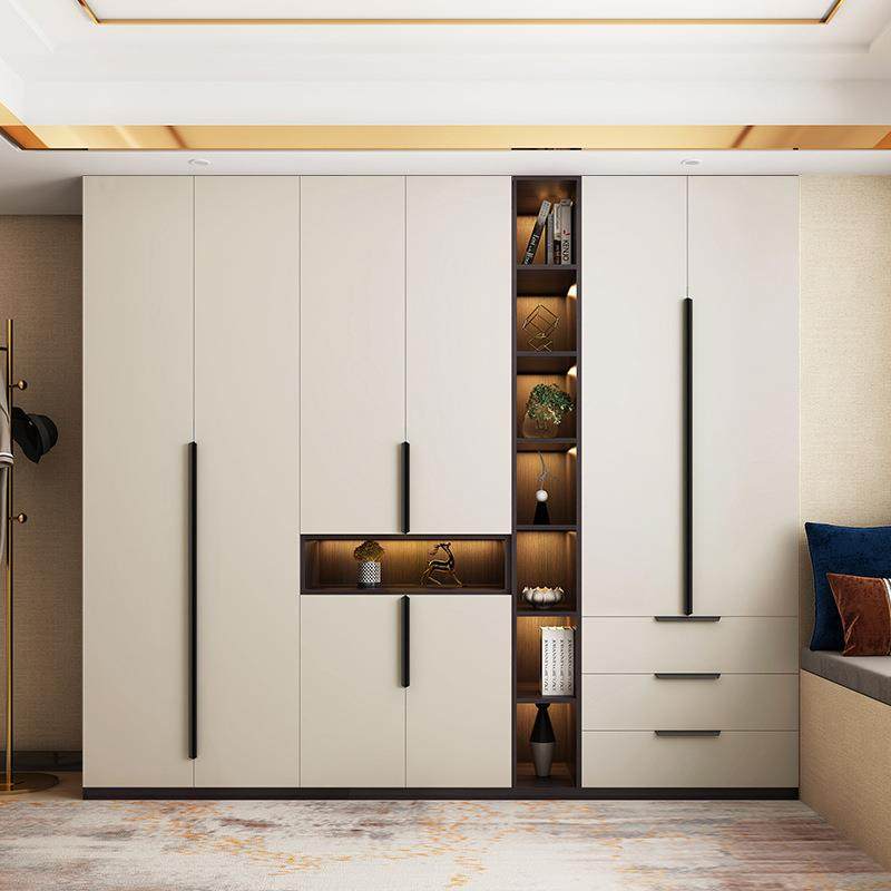 北欧对开门衣柜简约现代经济型卧室4门组合整体大衣橱定1制,智能设备,其他智能设备,淘宝优惠券,粉丝福利购,淘宝优惠卷
