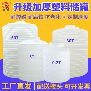 塑料储罐林辉10吨lldpe耐酸碱储水罐塑料水塔现货供应