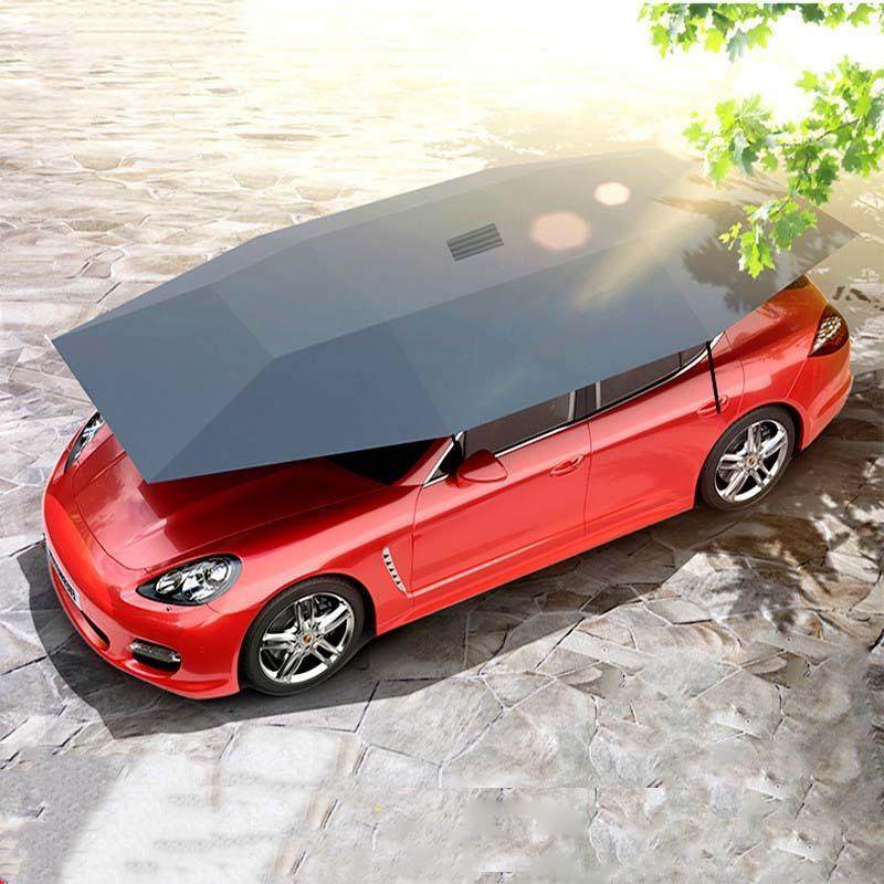 升级款太阳能遥控车篷防嗮降温智能移动汽车遮阳伞车衣可印logo,纺织面料/辅料/配套,纺织机械配件,淘宝优惠券,粉丝福利购,淘宝优惠卷