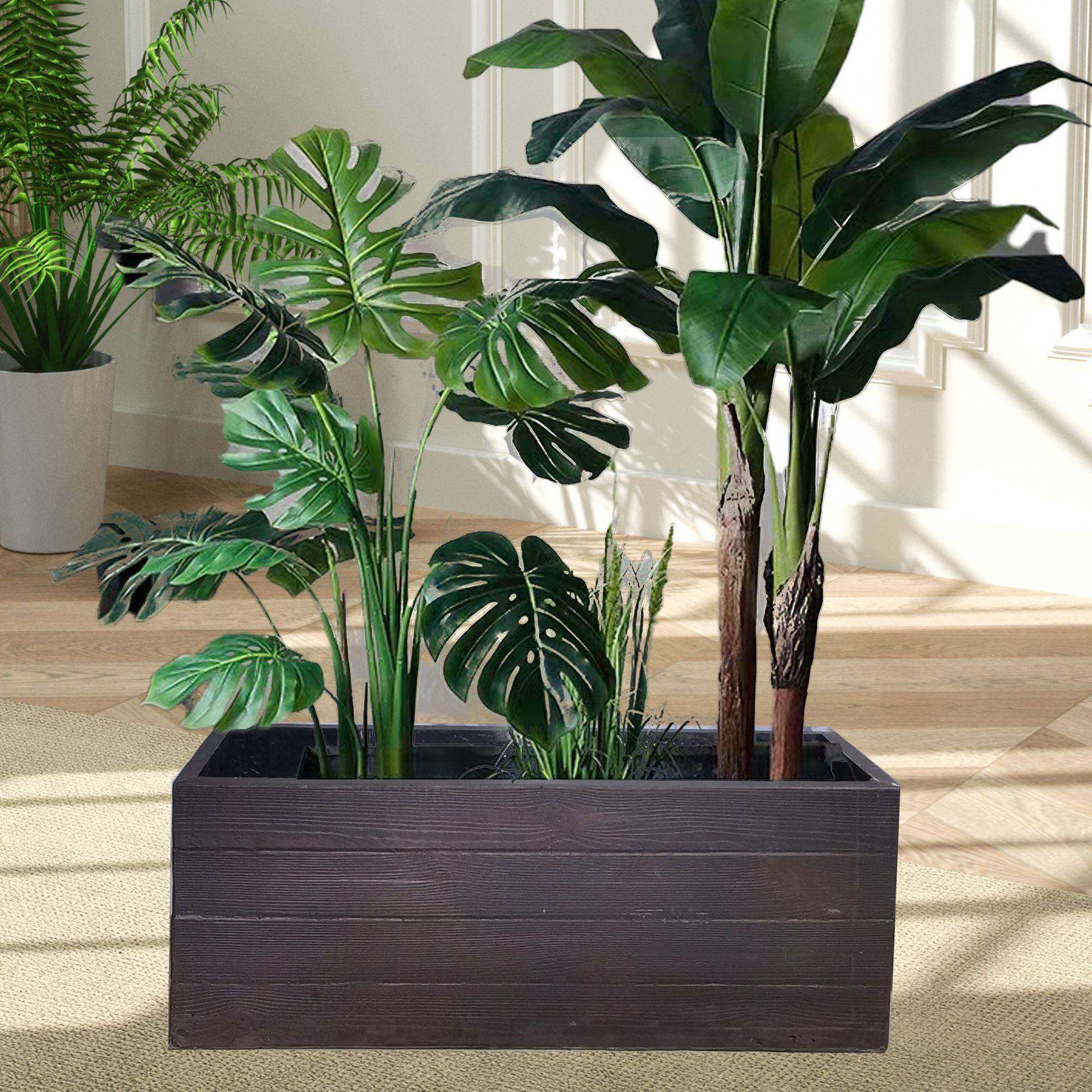 仿木纹复古水泥花箱花槽长方形种菜隔断盆园林园艺景观工程镁泥盆,机械设备,其他机械设备,淘宝优惠券,粉丝福利购,淘宝优惠卷