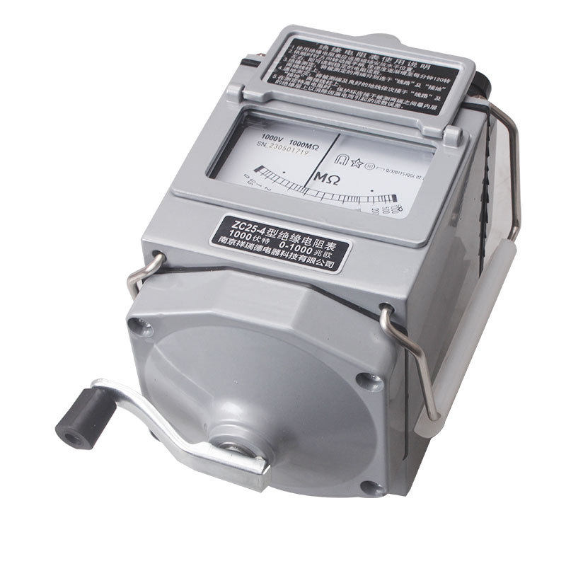 ZC25/B-4合金外壳手动摇表兆欧表 绝缘电阻测试仪