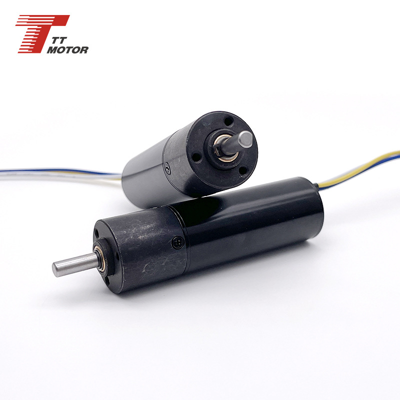20mm直流无刷行星减速电机静音双滚珠12V直流无刷行星减速马达