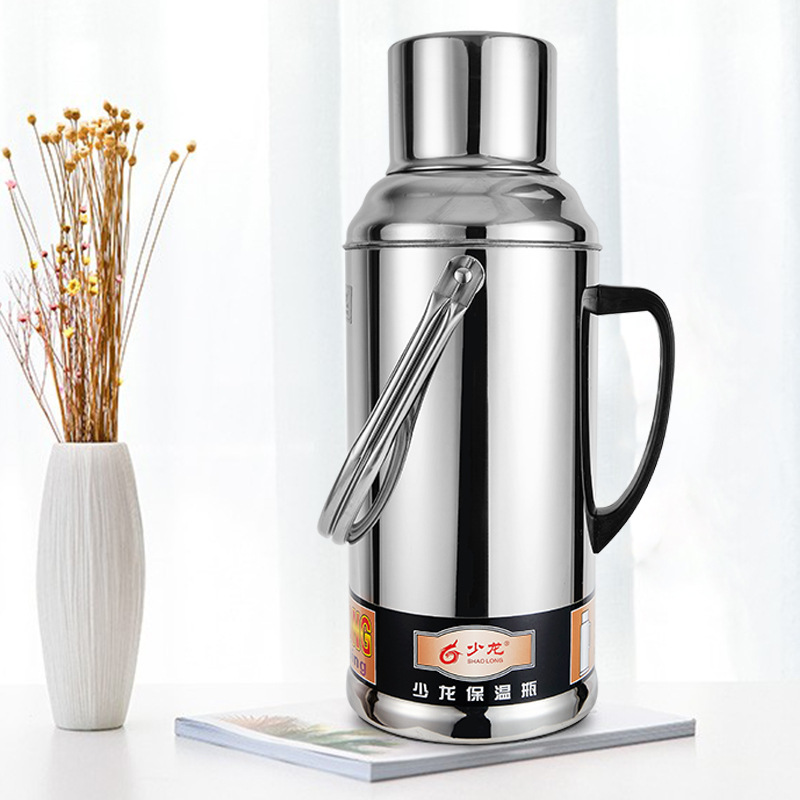 不锈钢8磅保温壶大容量热水瓶家用开水瓶3.2L暖壶保温瓶家用保温