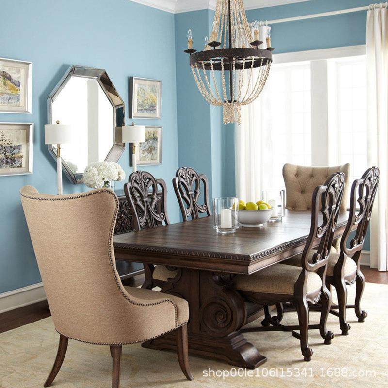 美式法式实木雕花复古设计师家具餐厅民宿酒店方餐桌创意餐椅,节庆用品/礼品,新娘配件,淘宝优惠券,粉丝福利购,淘宝优惠卷