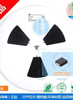 贴片二极管SMDJ26CASMC晶导微丝印DFE双向3000W功率TVS管