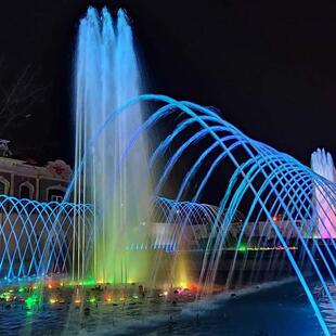 互动感应波光喷泉喷头全套设备户外珍珠跳跳泉光亮泉控制系统