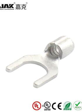 SNB2-6S冷压接线端子UT2-6紫铜端子Y形叉形裸铜线鼻有认证KST