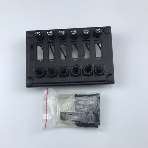 六位组合按键改装开关面板汽车游艇拨动开关船用改装控制开关