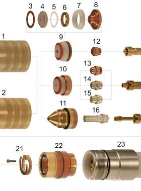 ESAB伊萨PT36等离子切割机配件