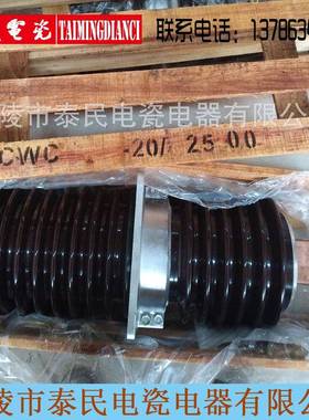 专业生产供应泰民高压电力陶瓷穿墙绝缘套管CWC-24/