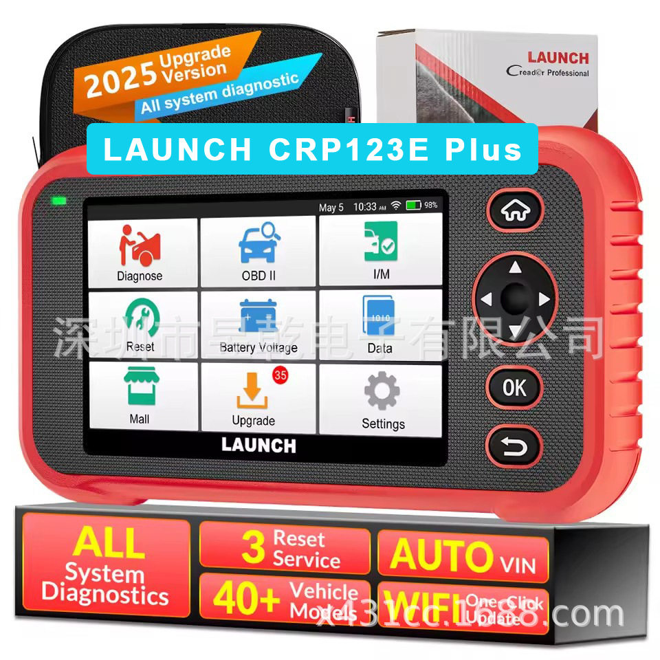 跨境批发LAUNCHX-431CReader123XCRP123Xv3.0OBD2Scanner