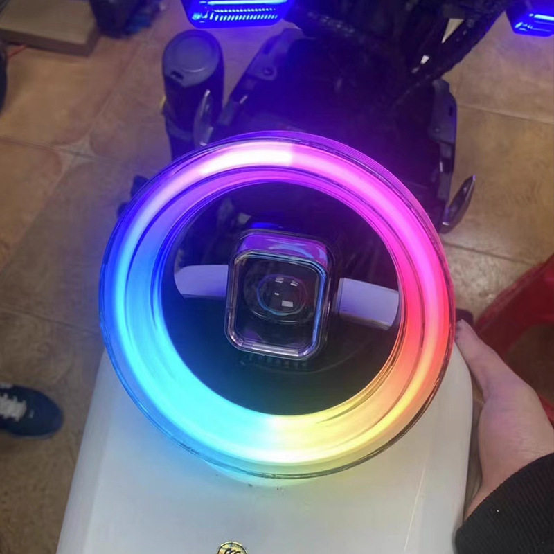 适用小牛uqi＋镂空悬浮大灯流水u＋幻彩u2麦玲改装深远ledu＋b
