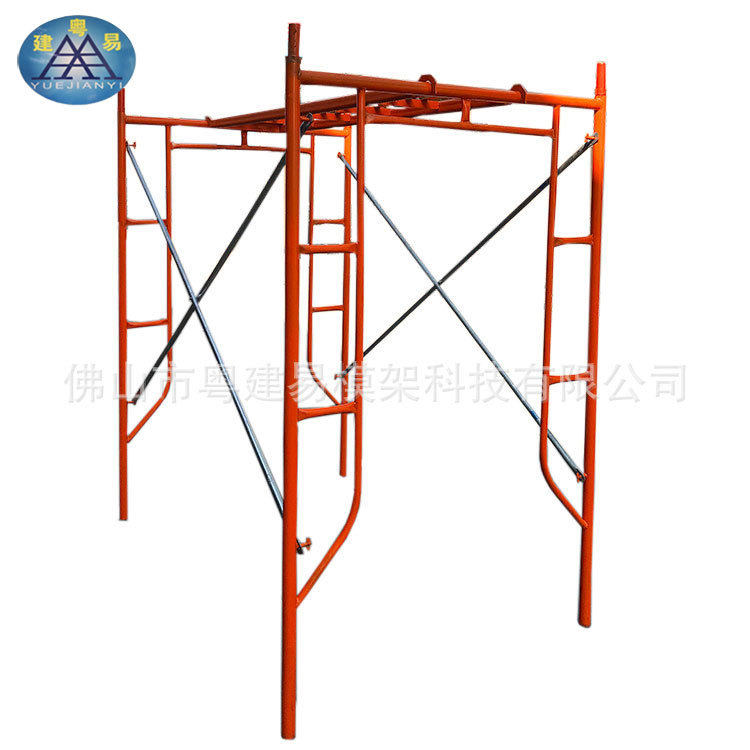 厂价直销建筑施工门式钢管脚手架供应移动门式脚手架支撑