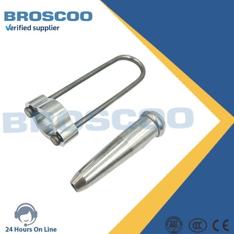 铝线修补管合金活接头联接销银色自动快速铝接续线夹铝线固定器