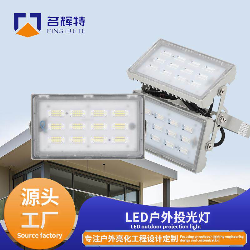 模组投光灯高杆灯户外防水景观照明射光灯LED户外投光灯