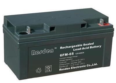 Resden雷斯顿蓄电池6FM-6512V6H太阳能EPSUPS电源直流屏电瓶