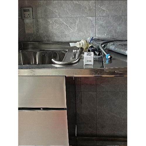 不锈钢洗衣柜阳台柜组合滚筒洗衣机柜子伴侣台盆池一体切角可定制