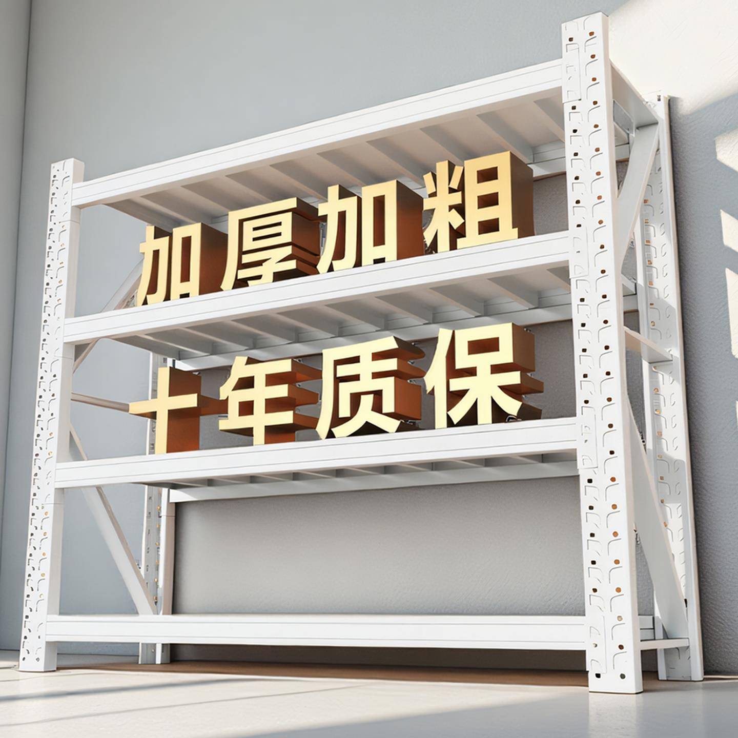 仓储货架多层置物架超强承重仓库重型货物架快递储物架家用铁架子