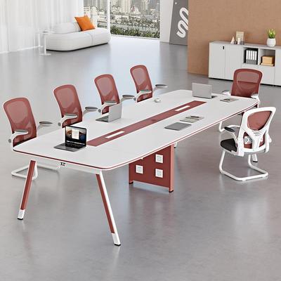 会议桌长桌大小型办公室家具洽谈桌培训桌办公桌椅组合多人办公桌