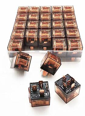 汽车继电器12V241V全铜线大功率防水汽车4针100A5针火星