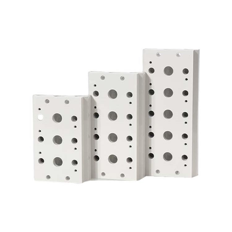 亚德客气动4V100 200M 300 400-2F3F4F5F6F10F电磁阀底座汇流阀板