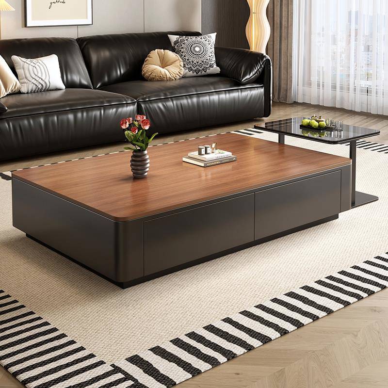 实木茶几客厅家用2025新款小户型现代简约高级感中古风极简茶几桌