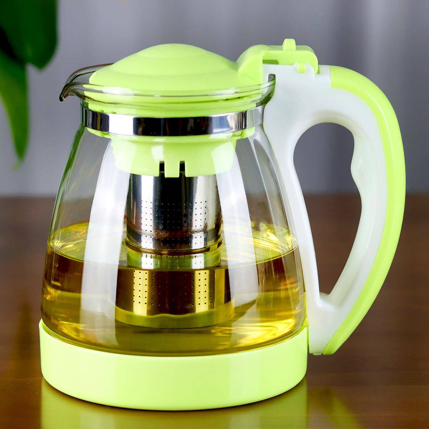 玻璃茶壶内胆过滤功夫泡茶壶大号家用单壶耐热花茶壶红茶茶具套组