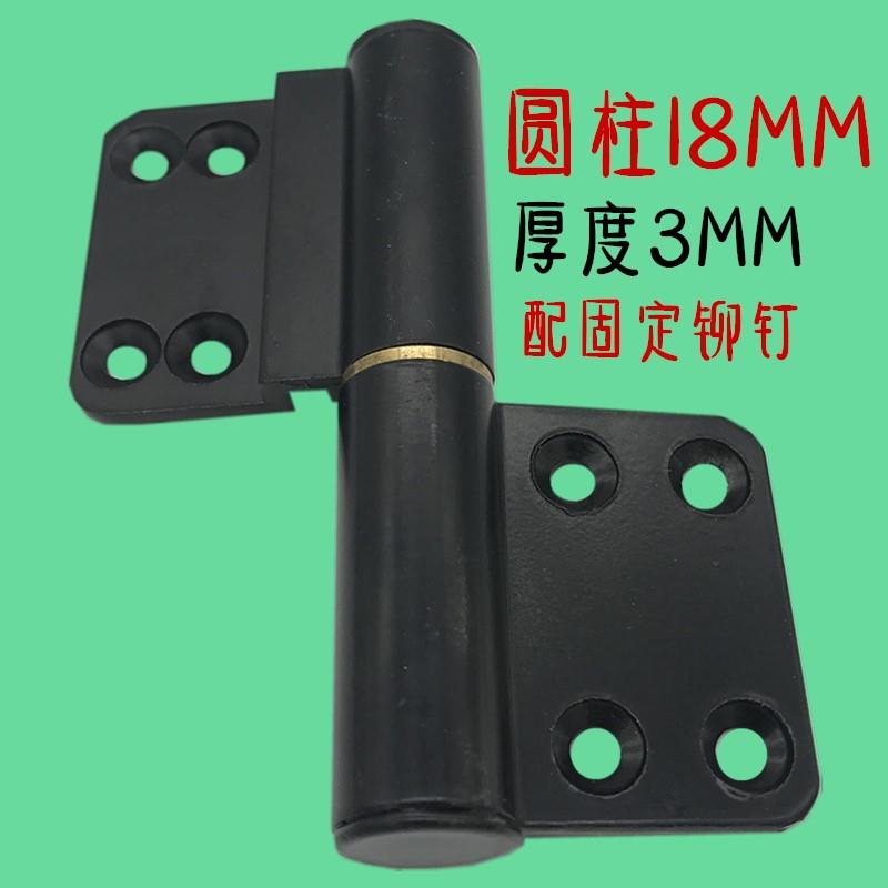 铝合页门合页卫生间脱卸合页黑色钢塑房门铰链铝合金重型玻璃门厚