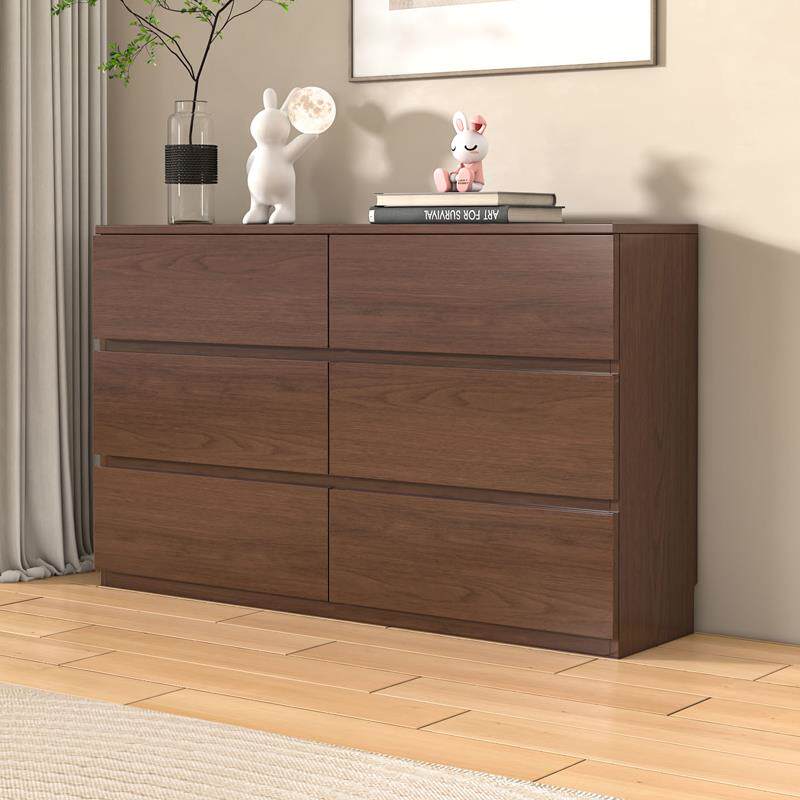 实木五斗柜极简客厅组合柜现代卧室储物柜落地可定制靠墙抽屉样柜