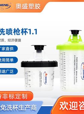 HVLP上壶式喷漆枪气动油漆枪免洗壶套装汽车钣金家具面漆底漆