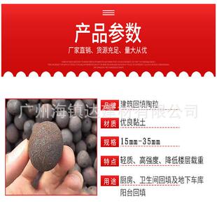 陶粒生产供应揭阳汕尾潮州河源云浮市建筑回填找坡陶粒