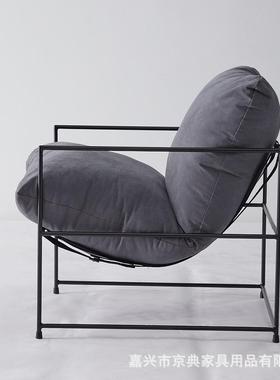 羽绒沙发灰色耐脏实心骨架超弹休闲简约躺卧沙发民宿工厂