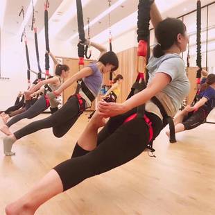 空中瑜伽活力带蹦极绳悬挂式舞蹈健身辅助带瑜伽馆室内魔力带