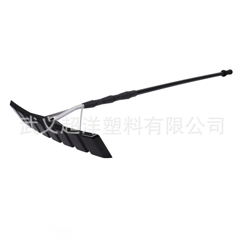 屋顶用可伸缩长手柄雪耙雪刮塑料雪铲可延长可调节雪刮器