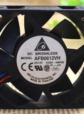 台达6CM602512V0.30AAFB0612VH-F00三线双滚珠机箱电源风扇