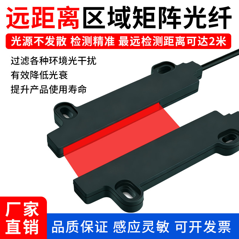 2米远距离矩阵光纤传感光栅光幕图片